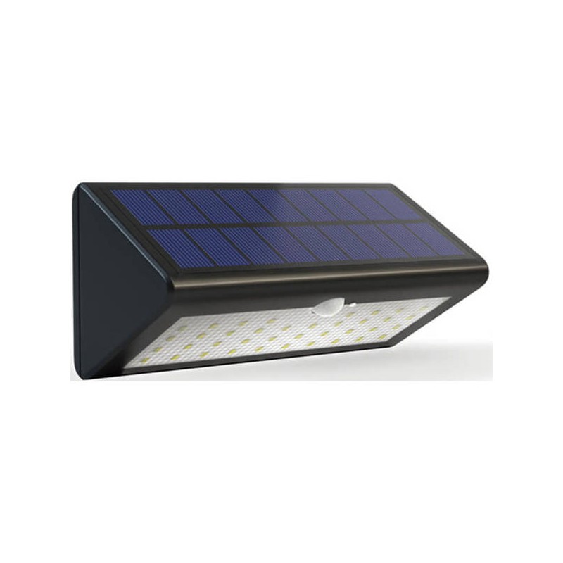 SOLARELED LUCEXT ECO WEDGER C/SENS.4W 500LM BATT.3.7V PAN.SOL.5,5V 4000K