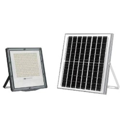 SOLARE LED PROIE. LIGHT ON 400W4000LM BATT.3.2V/40AH PAN.SOL.6V/10W IP65