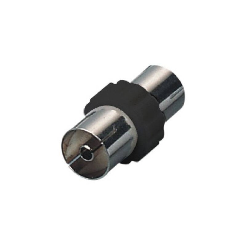 ADATTATORE TV PRESA/PRESA 9,5MM NERO