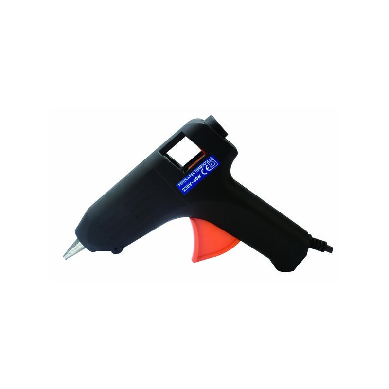 PISTOLA TERMOCOLLANTE 40W 230V CAVO 1M SP 10A COLLA 11 MM PUNTA METALLO