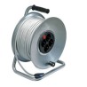 AVVOLGICAVO CORPO METALLO 4 PRESE E SPINA STRD TEDESCO CAVO 3X1.5MM 20M