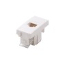 MODULO CONNETTORE RJ45 CAT 5E BIANCO