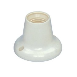 PUNTOLUCE ATTACCO E27 FORI PASSANTI DIAMETRO 4 MM NERO