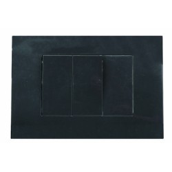 KIT 3 MODULI CON SUPPORTO +PLACCA +DEVIAT UNIPOL +2COPRIFORO IMQ ANTRACI
