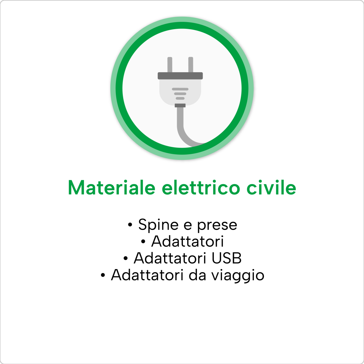 materiale elettrico civile